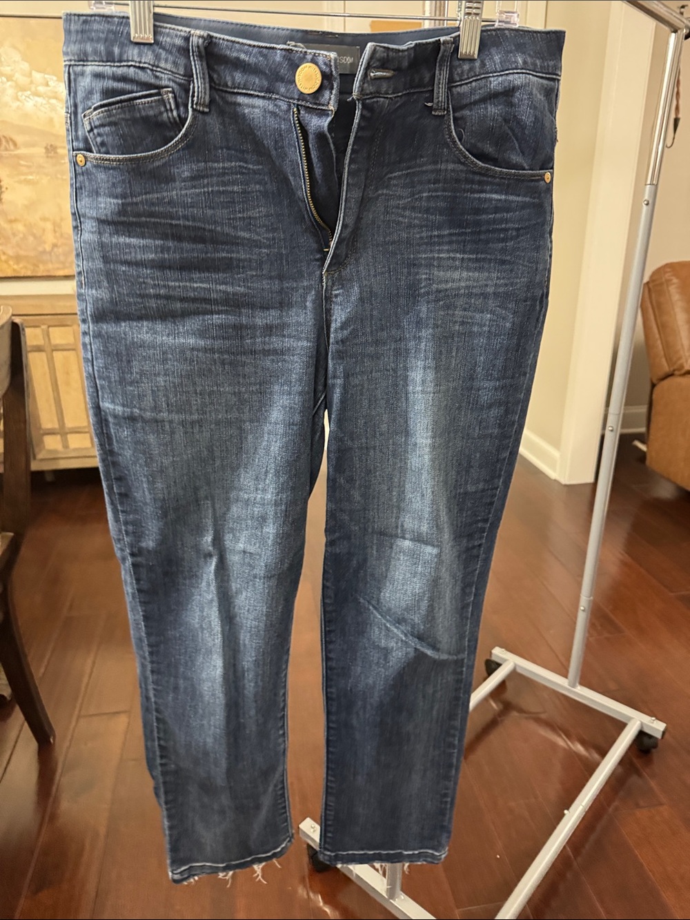 Wit & Wisdom Women's Dark Blue Skinny Jeans